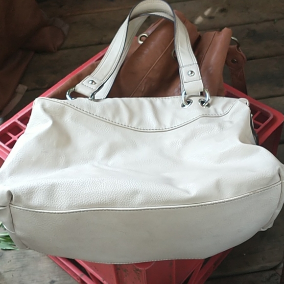 Nine West Large Cream Handbag - Picture 2 of 14